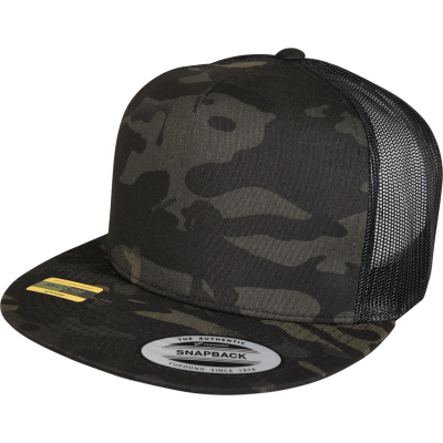 Multicam trucker cap